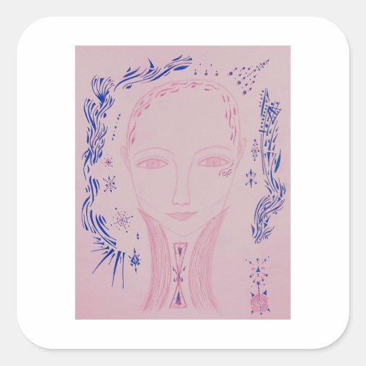 Sticker Carré Celia (Devant)