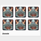 Sticker Carré Celtic Sasquatch (Feuille)