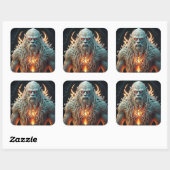 Sticker Carré Celtic Sasquatch (Feuille)