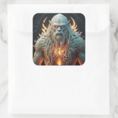 Sticker Carré Celtic Sasquatch (Sac)