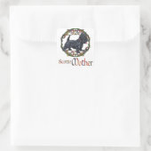 Sticker Carré Celtic Scottish Terrier Mother (Sac)