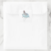Sticker Carré Cendrillon s (Sac)
