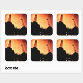 Sticker Carré Centrale Battersea (Feuille)