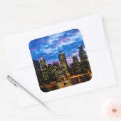 Sticker Carré Centre-ville (Enveloppe)