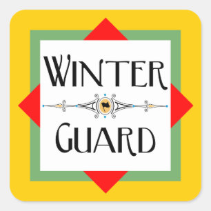 Sticker Carré Céramique Gold Block Winter Guard