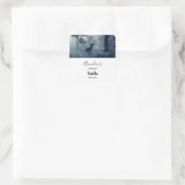 Sticker Carré Cerf avec Antlers dans une forêt - Bougies (Sac)