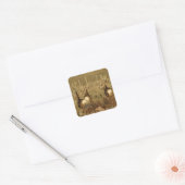 Sticker Carré Cerfs Mulets D30 (Enveloppe)