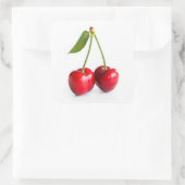 Sticker Carré Cerise douce (Sac)