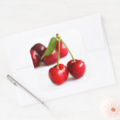 Sticker Carré Cerise douce (Enveloppe)