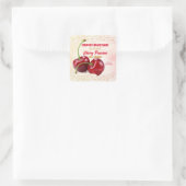 Sticker Carré Cerise Fruit (Sac)