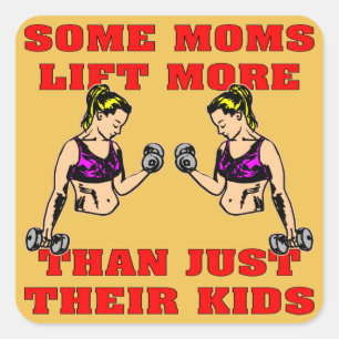 Sticker Carré Certaines Mamans Laissent Plus Que Leurs Enfants
