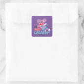 Sticker Carré C'est Abby Cadabby ! (Sac)