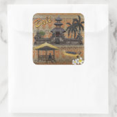 Sticker Carré C'Est Bali (Sac)