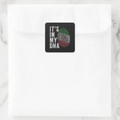 Sticker Carré C'est dans mon ADN - le drapeau iranien (Sac)