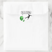 Sticker Carré C'Est Du Football (Sac)