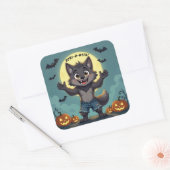 Sticker Carré C'est Howl-o-ween (Enveloppe)