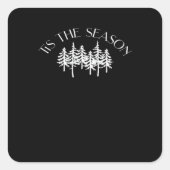 Sticker Carré C'Est La Saison Classique (Devant)