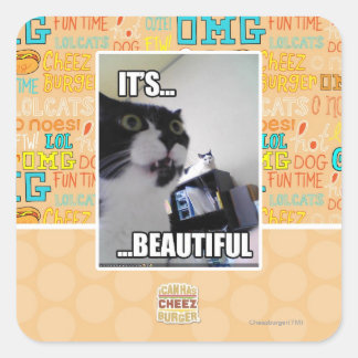 Sticker Carré C'est magnifique