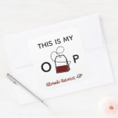 Sticker Carré "C'est mon O-Tea-P" (Enveloppe)