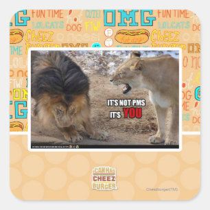 Sticker Carré C'est TOI !