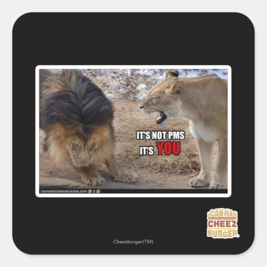 Sticker Carré C'est TOI ! (Devant)