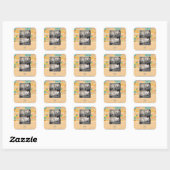 Sticker Carré C'était Fluffy (Feuille)