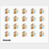 Sticker Carré C'était Jésus... (Feuille)