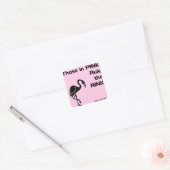Sticker Carré Ceux en rose : Roller Derby NSO (Enveloppe)