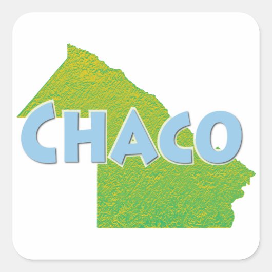 Sticker Carré Chaco (Devant)