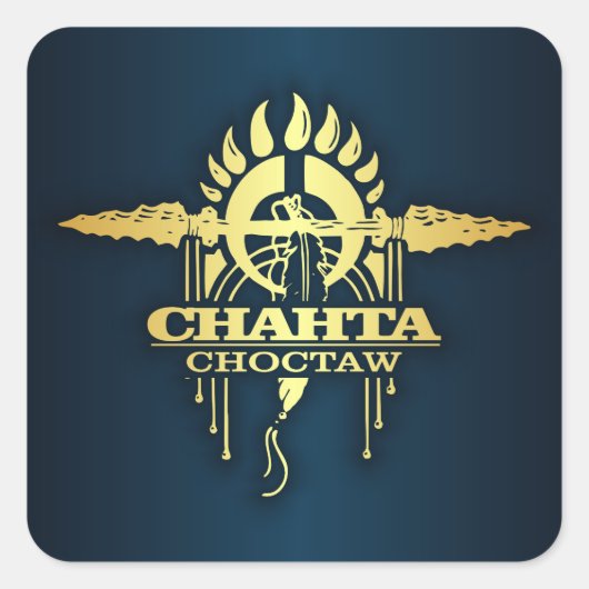 Sticker Carré Chahta (Choctaw) (Devant)