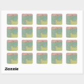 Sticker Carré Chaîne anglaise (Feuille)