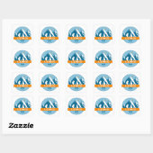 Sticker Carré Chaîne Lewis (Feuille)