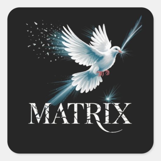 Sticker Carré Chaînes du destin volé (Devant)