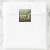 Sticker Carré Chambre d'Elizabeth de Bavière (Sac)