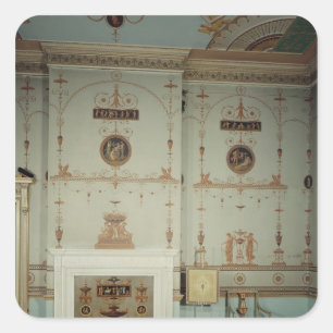 Sticker Carré Chambre étrusque, Osterley Park, Middlesex