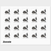 Sticker Carré Chambre Pour Une De Plus (Feuille)