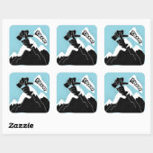 Sticker Carré Champ - Conception ASL (Feuille)