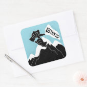 Sticker Carré Champ - Conception ASL (Enveloppe)