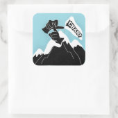 Sticker Carré Champ - Conception ASL (Sac)