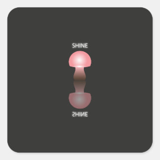 STICKER CARRÉ CHAMPIGNON