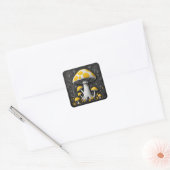 Sticker Carré Champignon (Enveloppe)
