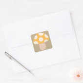 Sticker Carré Champignons tachetés (Enveloppe)