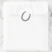 Sticker Carré Chandail décoré avec coeur (Sac)