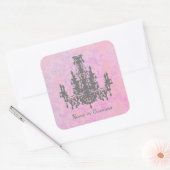 Sticker Carré Chandelier de coco - CHANGER DE COULEUR / FORME / (Enveloppe)