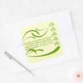 Sticker Carré Changer la couleur arrière - plan-Irlandais Bénédi (Enveloppe)