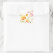Sticker Carré Chanson florale I (Sac)