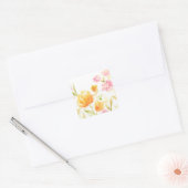 Sticker Carré Chanson florale I (Enveloppe)