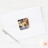 Sticker Carré Chant des Anges Religieux Béni Mère (Enveloppe)