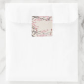 Sticker Carré Chanter des oiseaux au printemps (Sac)