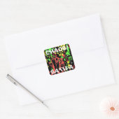 STICKER CARRÉ CHAOS SATIVA (Enveloppe)